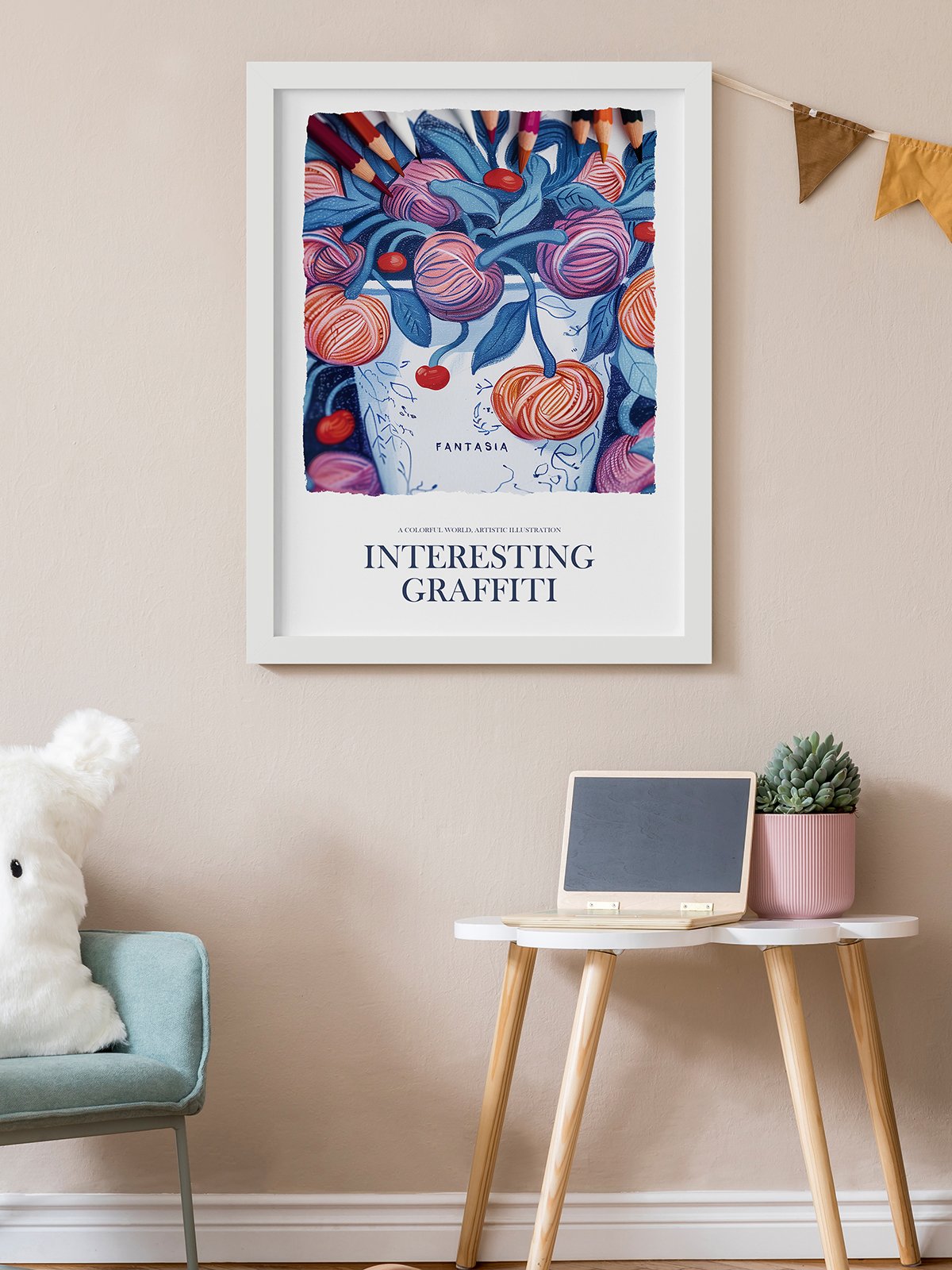 Fantasia Fruits with Colored Pencils 2 Fantasia Fruits with Colored Pencils - Imagen 2