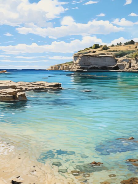 碧海晴天 DQR0014 艺术画 自然